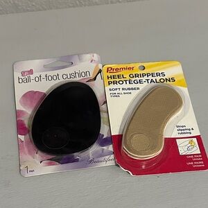 Ball-of-foot cushion & Heel Grippers